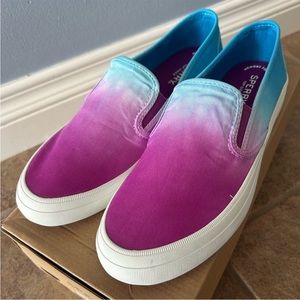 Sperry Slip Ons Blue/Purple
